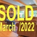 Sold   March  /2022