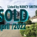 Sold  April  /2022